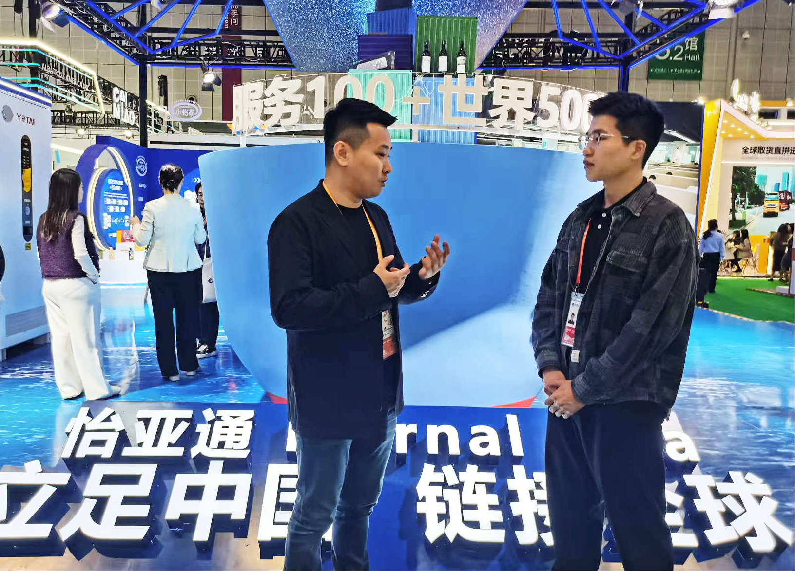 进博故事丨尊龙官方平台王辉：进博会增进商业和文化交流